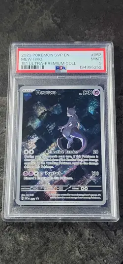2023 Pokemon SV Black Star Promos - SVP EN Mewtwo #052 PSA 9 - Image 1