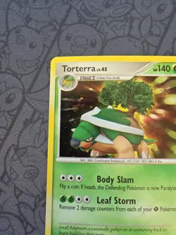 Pokemon: Torterra #17/130 Holo Rare Diamond & Pearl 2007 Vintage - LP - H43 - Image 3