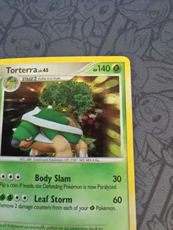 Pokemon: Torterra #17/130 Holo Rare Diamond & Pearl 2007 Vintage - LP - H43 - Image 4