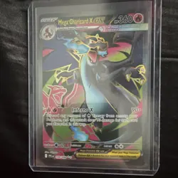 Pokemon Mega Charizard X EX Ultra Rare 109/094 Phantasmal Flames Holo 360 HP - Image 1