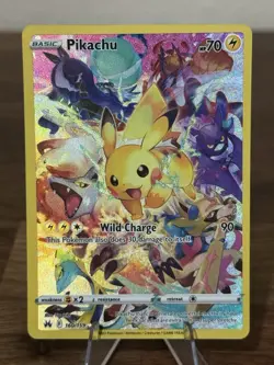 Pokemon TCG Pikachu (Secret) 160/159 Crown Zenith Near Mint Condition - Image 1