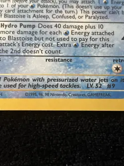 Pokemon Blastoise 2/102 Celebrations Classic Collection Holo Beautiful Condition - Image 4