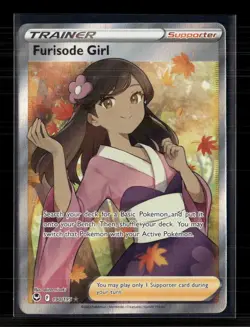 Pokemon 2022 Lost Origin Furisode Girl SR FA #190/195 - Image 1