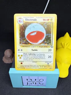 Electrode 2/64 Holo Rare - Jungle WOTC Unlimited - Pokemon TCG 1999 Vintage MP - Image 1