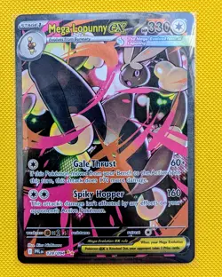 Pokemon Mega Lopunny ex 128/094 Me02: Phantasmal Flames Holo Illustration Rare - Image 1