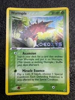 Wurmple 82/107 Reverse Holo Stamped Pokemon Ex Deoxys - Image 3