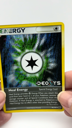 Pokemon - Heal Energy-- Stamped 94/107 - Ex Deoxys - HOLO *LP* 2005 - Image 2