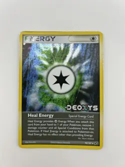 Pokemon - Heal Energy-- Stamped 94/107 - Ex Deoxys - HOLO *LP* 2005 - Image 5