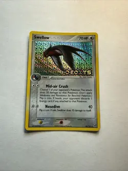 Pokemon TCG Swellow 49/107 ex Deoxys Reverse Holo - Image 1