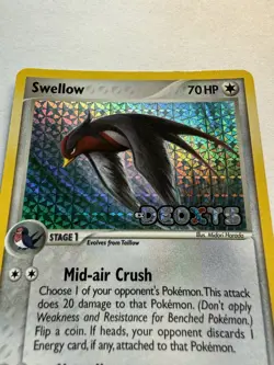 Pokemon TCG Swellow 49/107 ex Deoxys Reverse Holo - Image 4