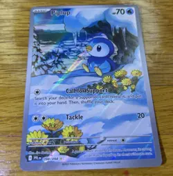 Piplup 98 Phantasmal Flames Illustration Rare Pokemon TCG NM - Image 1