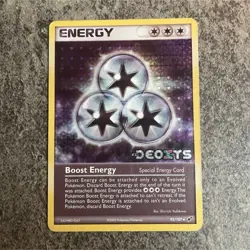Pokemon Boost Energy EX Deoxys Stamp 93/107 Reverse Holo 2005 Uncommon - Image 1