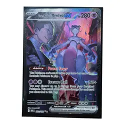 Pokemon Team Rocket's Mewtwo EX 231/182 SIR SV: Destined Rivals 🔥Fast Ship - Image 1