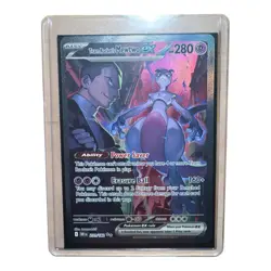 Pokemon Team Rocket's Mewtwo EX 231/182 SIR SV: Destined Rivals 🔥Fast Ship - Image 3