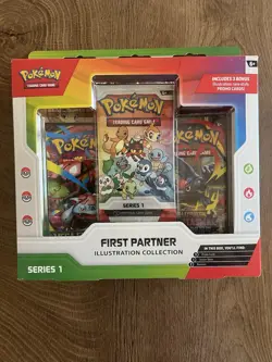 Pokemon TCG First Partner Illustration Collection Series 1 Box - Image 1