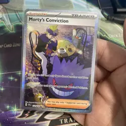 Pokemon TCG Trainer Morty's Conviction SIR 211/162 Temporal Forces Near Mint - Image 2