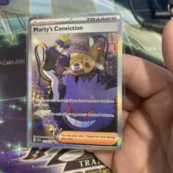 Pokemon TCG Trainer Morty's Conviction SIR 211/162 Temporal Forces Near Mint - Image 3
