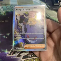 Pokemon TCG Trainer Morty's Conviction SIR 211/162 Temporal Forces Near Mint - Image 5