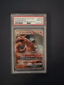 POKEMON PSA Gem Mint 10 - Detective Pikachu Charizard Black Star Promo (SM195) - Image 1