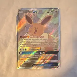 Pokemon TCG Eevee GX SM233 Sun & Moon Promo Full Art Holo - 160 HP - Image 1