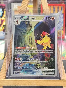 2023 Pokemon TCG: Scarlet and Violet Armarouge Illustration Rare 203/198 - Image 1