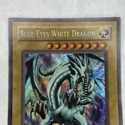 Konami Yu-Gi-Oh! Blue-Eyes White Dragon Secret Rare Holo BPT-003 3000/2500 (NM) - Image 2