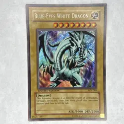 Konami Yu-Gi-Oh! Blue-Eyes White Dragon Secret Rare Holo BPT-003 3000/2500 (NM) - Image 4