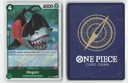 Megalo EB04-018 Rare The Azure Sea's Seven One Piece Foil Near Mint - Image 3