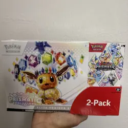 Pokemon Prismatic Evolutions ETB And Booster Bundle Costco Sealed New - Image 1