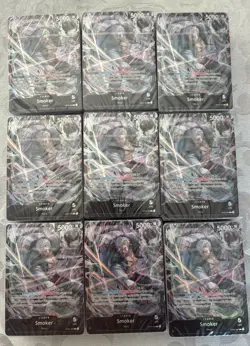 One Piece Starter Deck ST-19 Smoker Black Deck Lot Of 9 Sealed Decks Only - Image 2