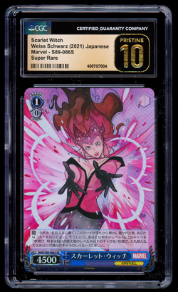 Scarlet Witch S89-086S Super Rare Marvel Weiss Schwarz Japanese CGC 10 Pristine - Image 1