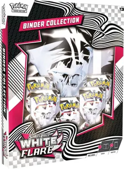 Pokemon TCG Scarlet & Violet 10.5 White Flare Binder Box (A15) - Image 1