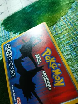 Pokemon Eon Ticket Promo E-Reader E Card Ruby Sapphire GBA Nintendo Rare S. S - Image 1