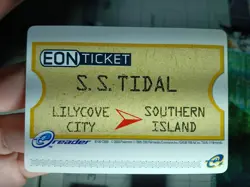 Pokemon Eon Ticket Promo E-Reader E Card Ruby Sapphire GBA Nintendo Rare S. S - Image 3