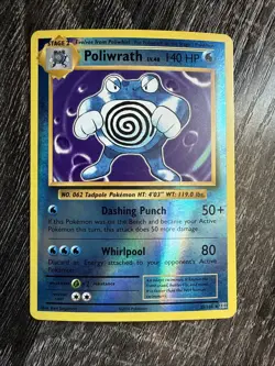 Pokemon TCG Poliwrath Holo Rare Card 25/108 Evolutions 2016 - Image 1