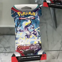 Pokemon Scarlet and Violet Booster Pack Sleeved Sealed 24 Card Lot - Image 4