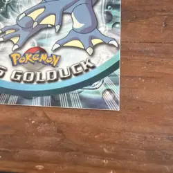 Pokemon Card #55 Golduck 1999 Topps TV Animation Edition Series 1 Blue Logo - Image 2