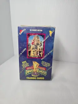1994 Mighty Morphin Power Rangers Series 2 Trading Cards - Factory Sealed Box - Image 1