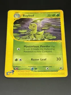Bayleef 71/165 Expedition Base Set 2002 Vintage Pokemon TCG Card - Image 3