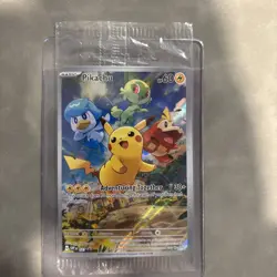 Pikachu 027 Sv: Scarlet & Violet Promo Cards Holo SEALED!! - Image 1