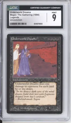 cgc 9 Underworld Dreams Legends MTG Magic Graded Card - Image 1
