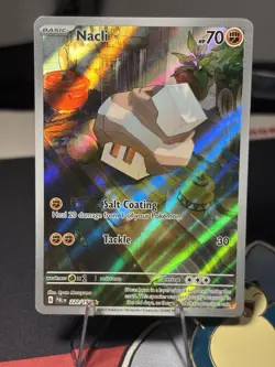 Pokemon TCG Nacli 220/193 Paldea Evolved Illustration Rare Holo Card LP - Image 1