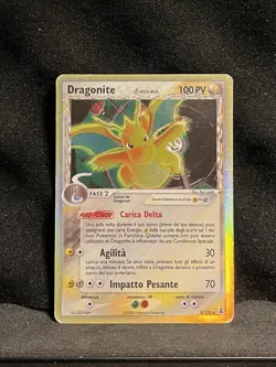 Pokemon TCG Dragonite Delta Species Holo Rare Card 2005 3/113 ITALIAN - Image 1