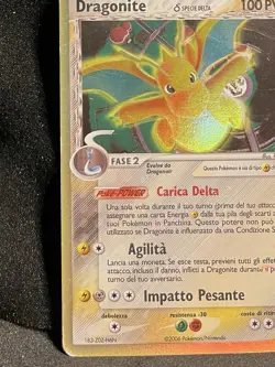 Pokemon TCG Dragonite Delta Species Holo Rare Card 2005 3/113 ITALIAN - Image 3
