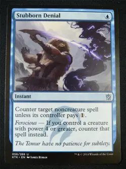 Stubborn Denial - KTK - Mtg Card #3D6 - Image 1