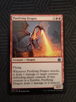 mtg purifying dragon innistrad: midnight hunt - Image 1