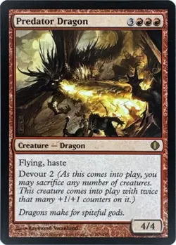 Predator Dragon (#109) - Shards of Alara - MTG Magic: The Gathering - LP - Image 1