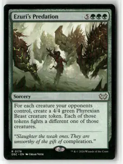 Ezuri's Predation Regular R Commander: Duskmourn: House of Horror 178 NM - Image 1