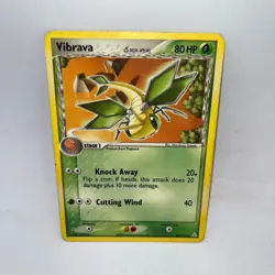 Vibrava 54/110 Uncommon Holon Phantoms Pokemon Heavily Played - Image 1