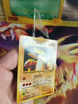 Pokemon Karte Card Sandamer Sandslash Expansion Vending Sheet Wotc japanese Exc+ - Image 3